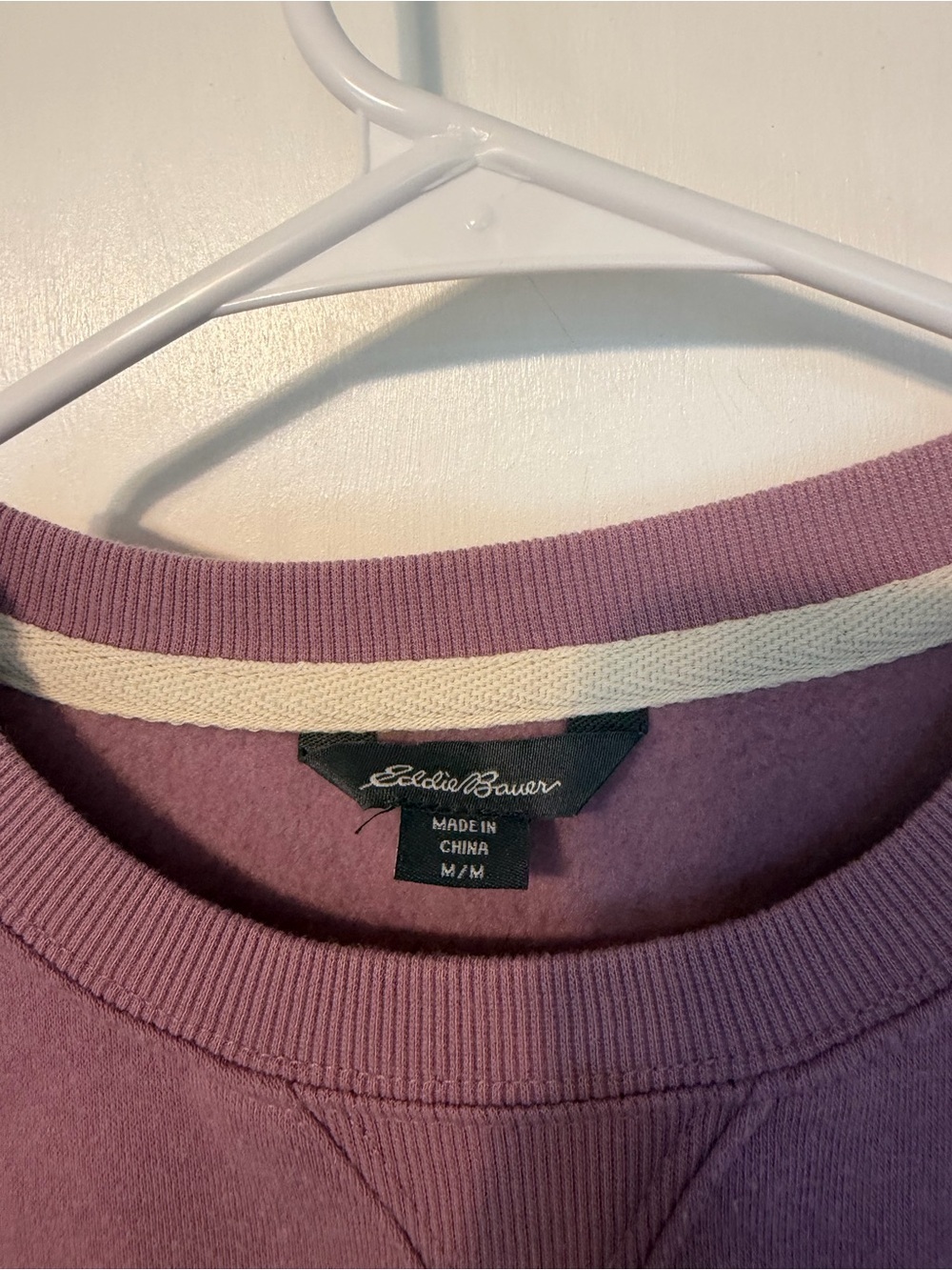Eddie Bauer Dusty Mauve Crewneck Sweatshirt - Picture 2 of 3
